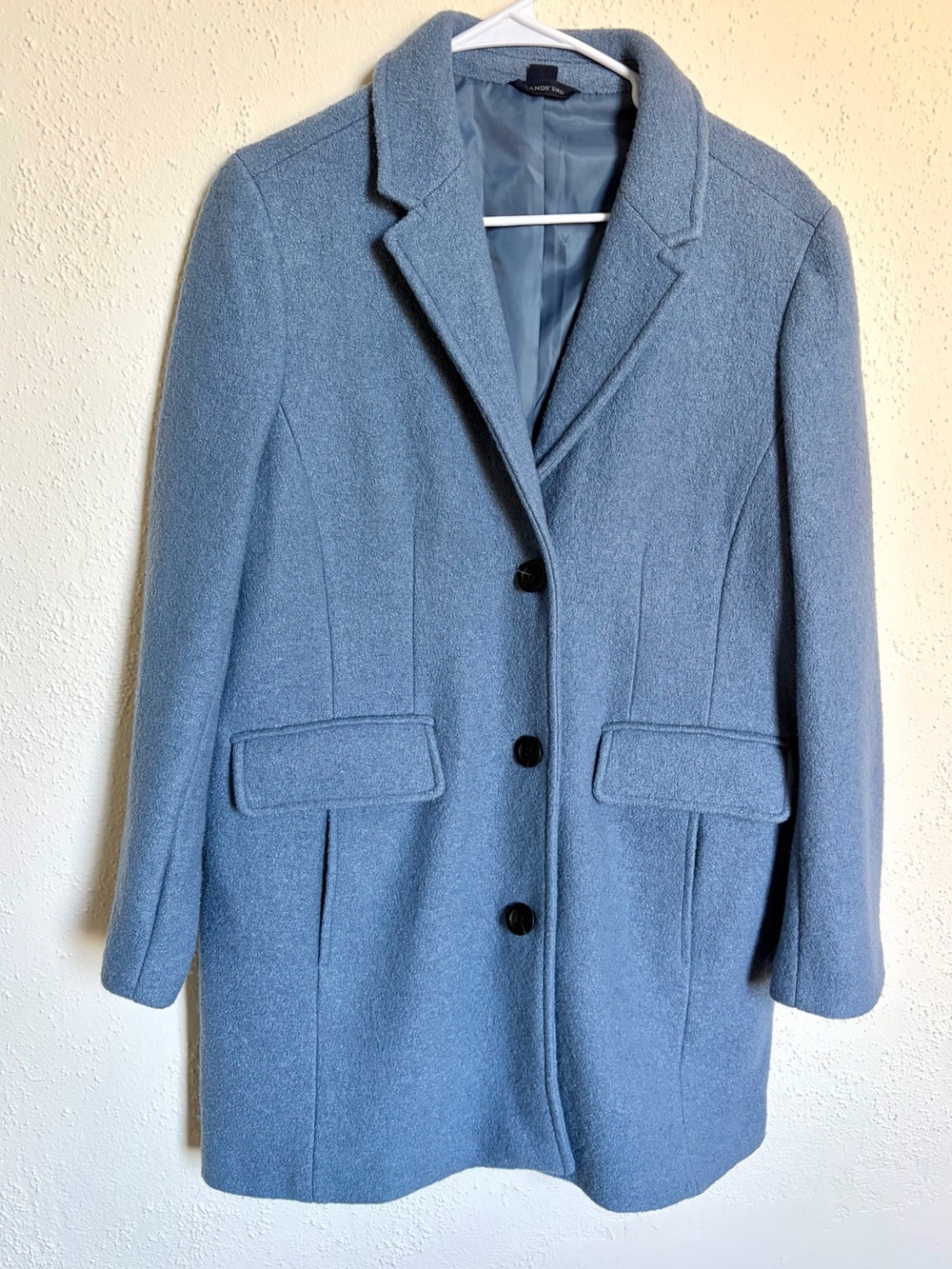 Lands End Boiled Wool Walker Coat